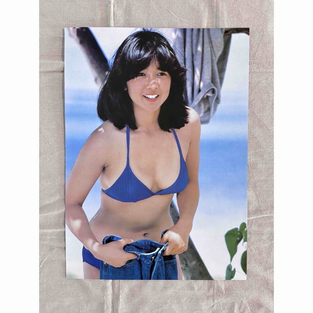 宮崎美子 水着 ポスター 宮崎美子 いまのキミはピカピカに光って ビキニ水着 ポスター