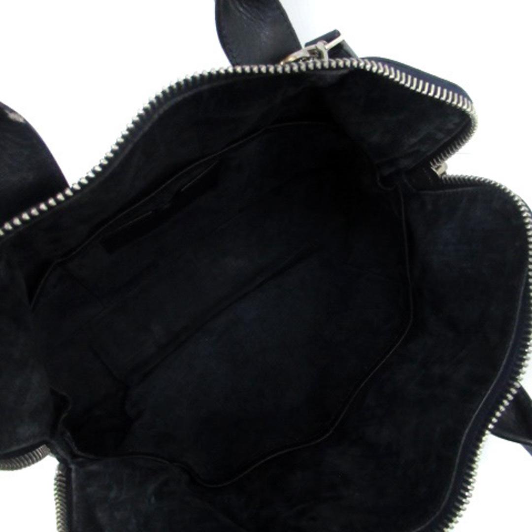 ヒロフ ランポ レザー ハンド ビジネス バッグ 2WAY ショルダー 紺 ヒロフ ランポ レザー ハンド ビジネス バッグ 2WAY ショルダー 紺
