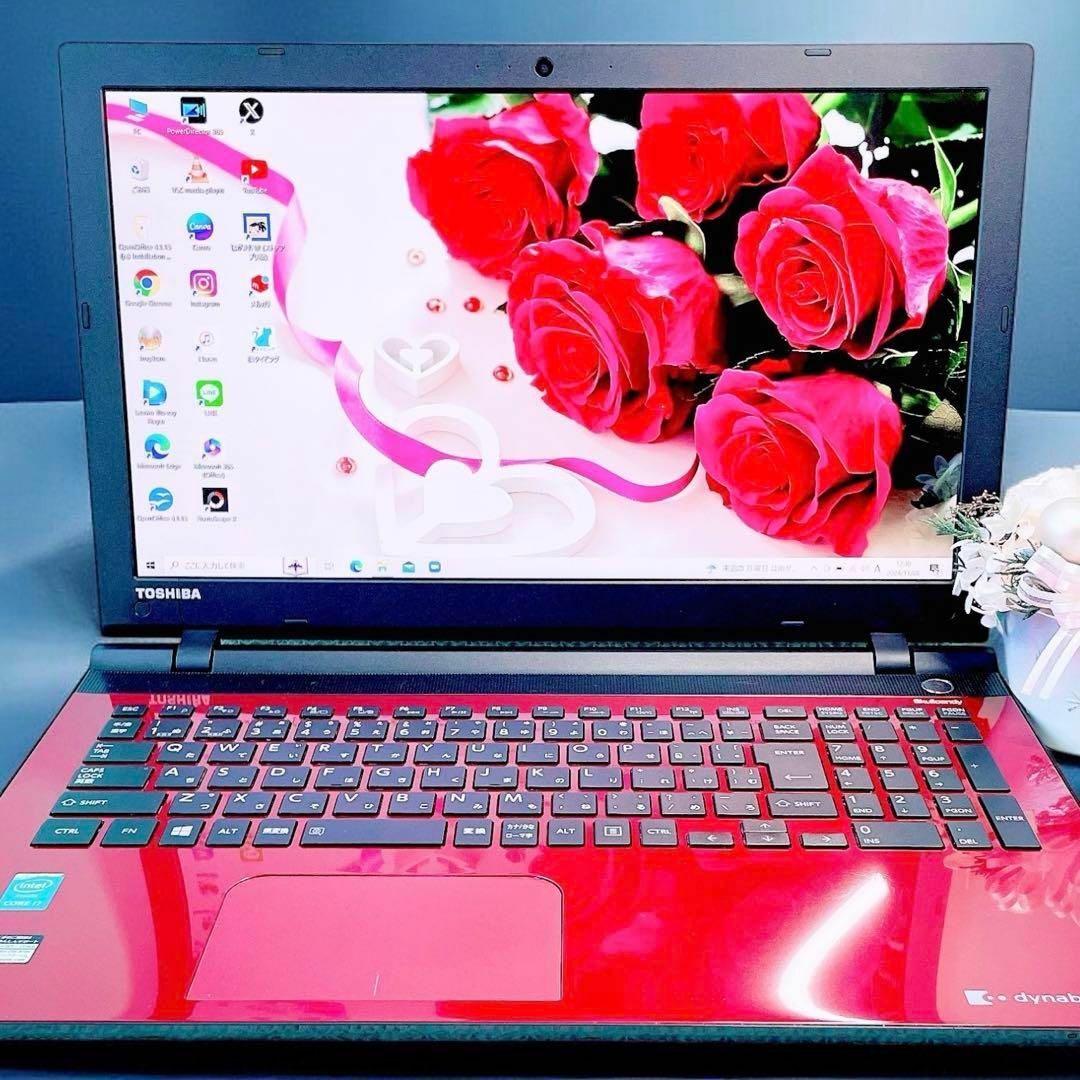 サクサク動く✨️Corei7✨️おしゃれ赤✨️薄型ノートパソコン サクサク動く✨️Corei7✨️おしゃれ赤✨️薄型ノートパソコン