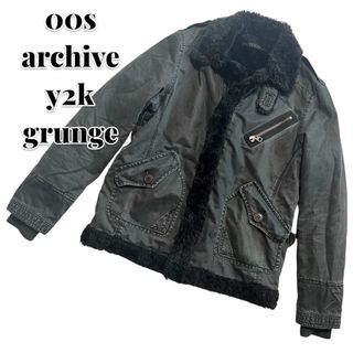 Archive - y2k アウター ジャケット メンズ ファー 襟 グランジ 平成 ギャル男 黒の通販|ラクマ Archive - y2k アウター ジャケット メンズ ファー 襟 グランジ 平成 ギャル男 黒の通販|ラクマ