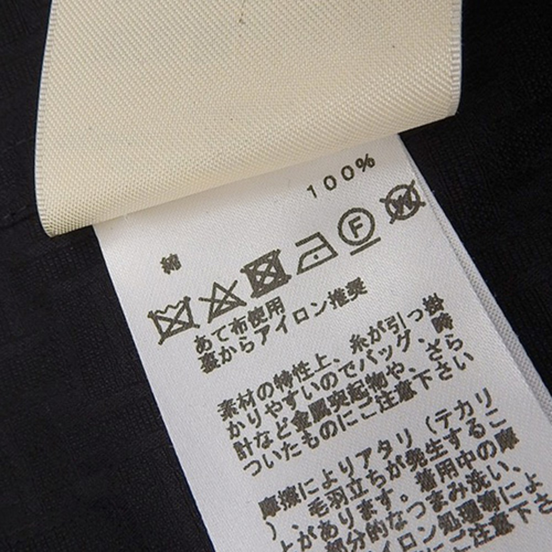 HERMES(エルメス) モザイク柄 ワンピース ブラック黒 コットン HERMES(エルメス) モザイク柄 ワンピース ブラック黒 コットン