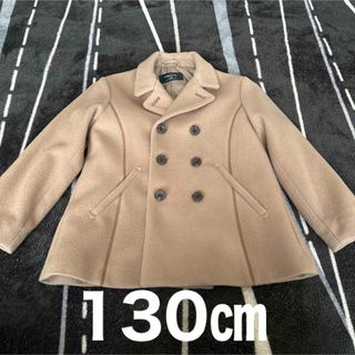 コムサイズム(COMME CA ISM)のコムサ　ダブルコート　ベージュ　キッズ　130㎝(コート)