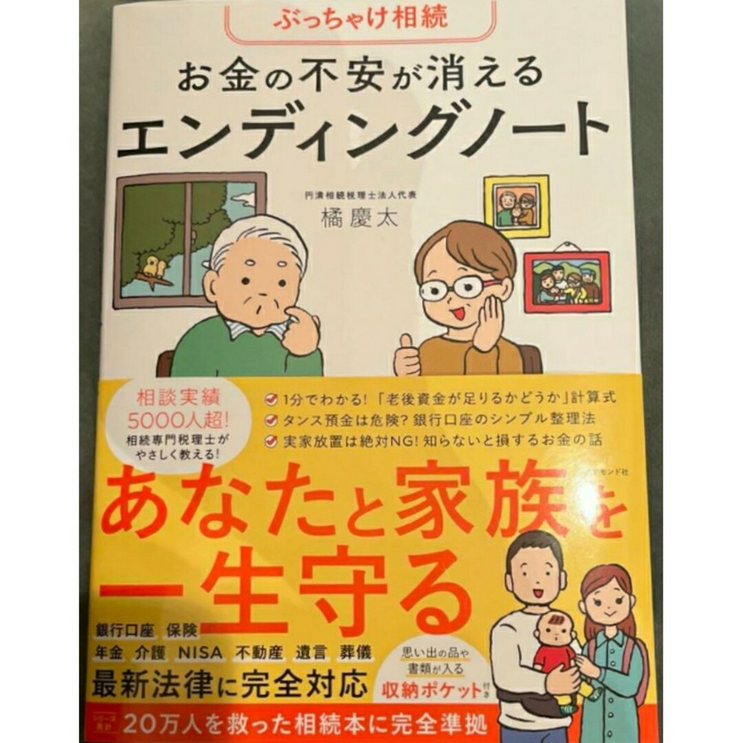 【新品 未使用】ぶっちゃけ相続 お金の不安が消えるエンディングノート 橘慶太 エンタメ/ホビーの本(ビジネス/経済)の商品写真