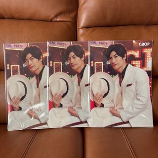 三浦春馬　GROPクリアファイル三点(男性タレント)