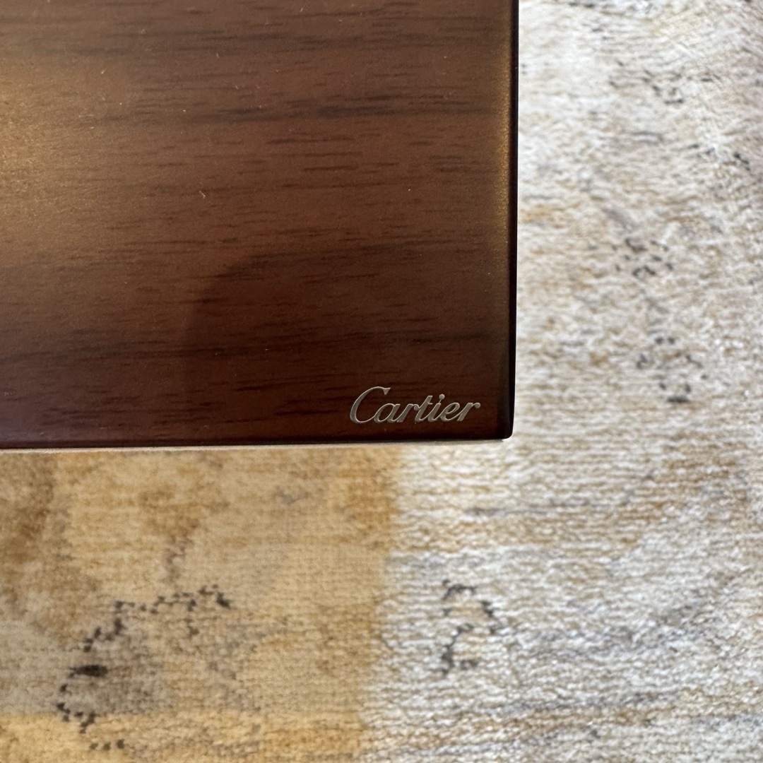 Cartier - 新品未使用 Cartier ウッドウォッチケース 3本収納 鍵 Cartier - 新品未使用 Cartier ウッドウォッチケース 3本収納 鍵