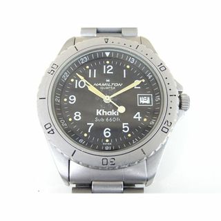 ハミルトン(Hamilton)の広227 / HAMILTON Khaki 腕時計 クォーツ デイト(腕時計(アナログ))