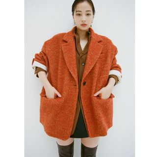 CLANE - クラネ clane 広瀬すずコラボ ジャケット コートの通販 CLANE - クラネ clane 広瀬すずコラボ ジャケット コートの通販