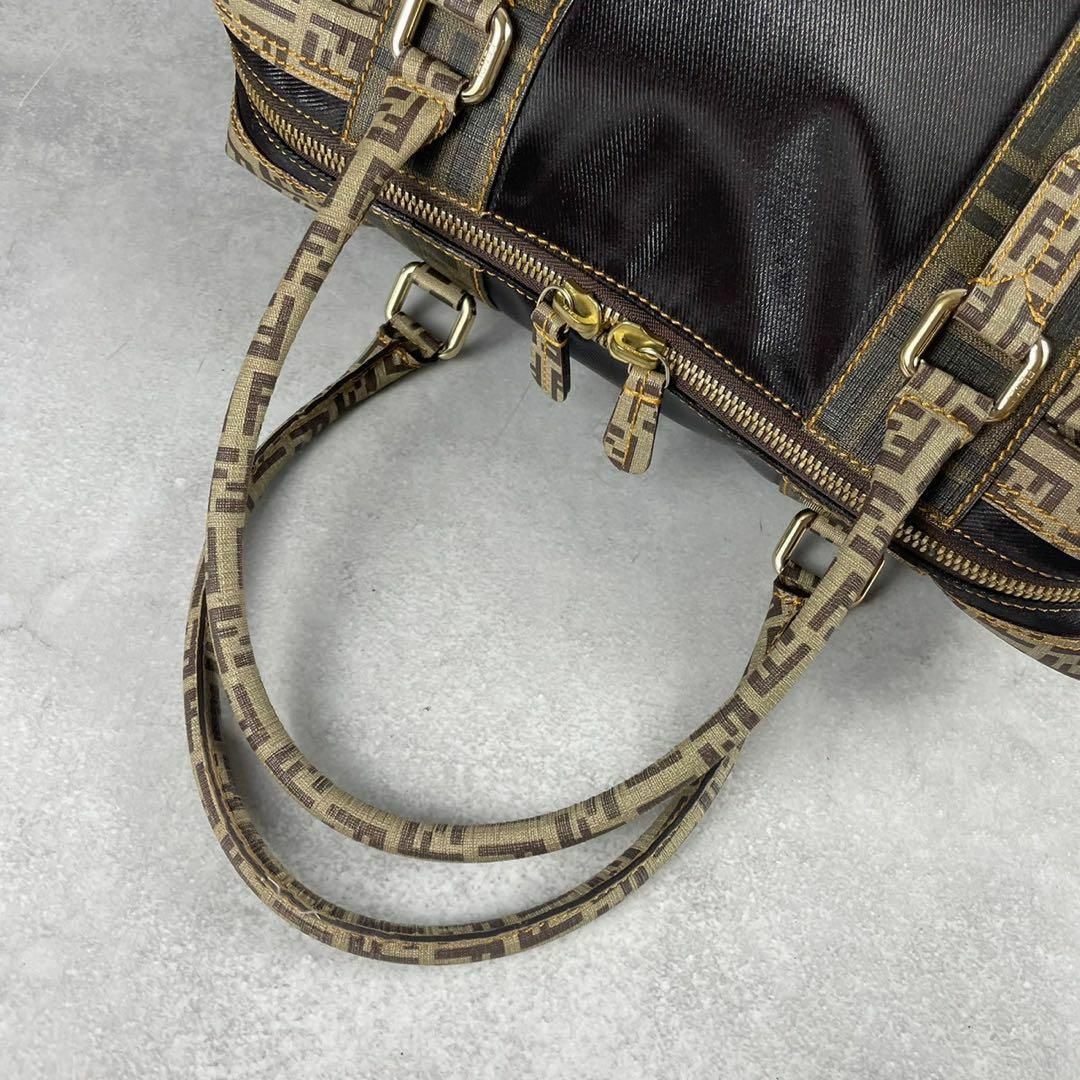 ☆美品 FENDI フェンディ ボストンバッグ ズッカ柄 トートバッグ ☆美品 FENDI フェンディ ボストンバッグ ズッカ柄 トートバッグ
