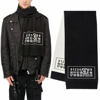 MM6 - 新品 マルジェラ MM6 24aw ナンバリングニットマフラー MM6 - 新品 マルジェラ MM6 24aw ナンバリングニットマフラー