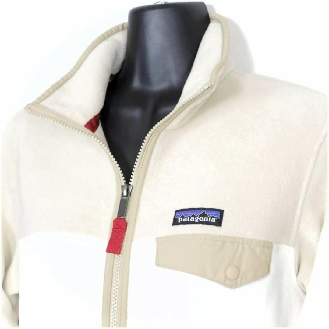 レビュー高評価の商品! Patagonia パタゴニア☆ナチュラルなバイカラー♪軽く暖かな着 女性用