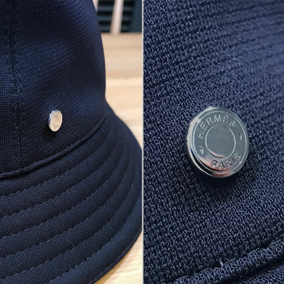 HERMES - 新品同様 エルメス 現行 ハット 《カルヴィ》 ミラノ HERMES - 新品同様 エルメス 現行 ハット 《カルヴィ》 ミラノ
