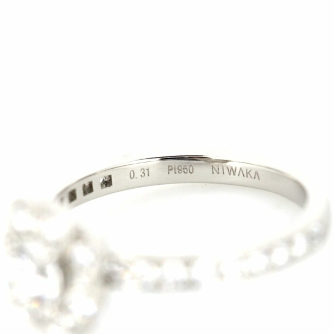 俄 - NIWAKA 俄 ダイヤモンド 0.31ct F-VVS2-3EX リング 花麗 俄 - NIWAKA 俄 ダイヤモンド 0.31ct F-VVS2-3EX リング 花麗