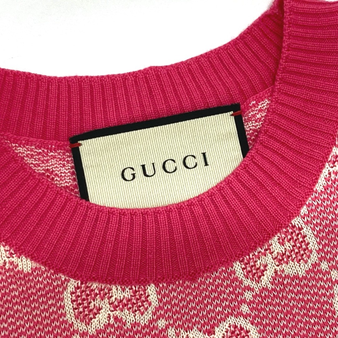 GUCCI - グッチ GUCCI GGジャガード 629464 20AW 半袖 ニット GUCCI - グッチ GUCCI GGジャガード 629464 20AW 半袖 ニット