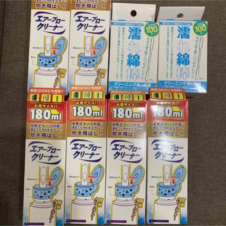 アイコス エアーブロークリーナー 180ml×6個と濡れ綿棒×2の8点セット(タバコグッズ)