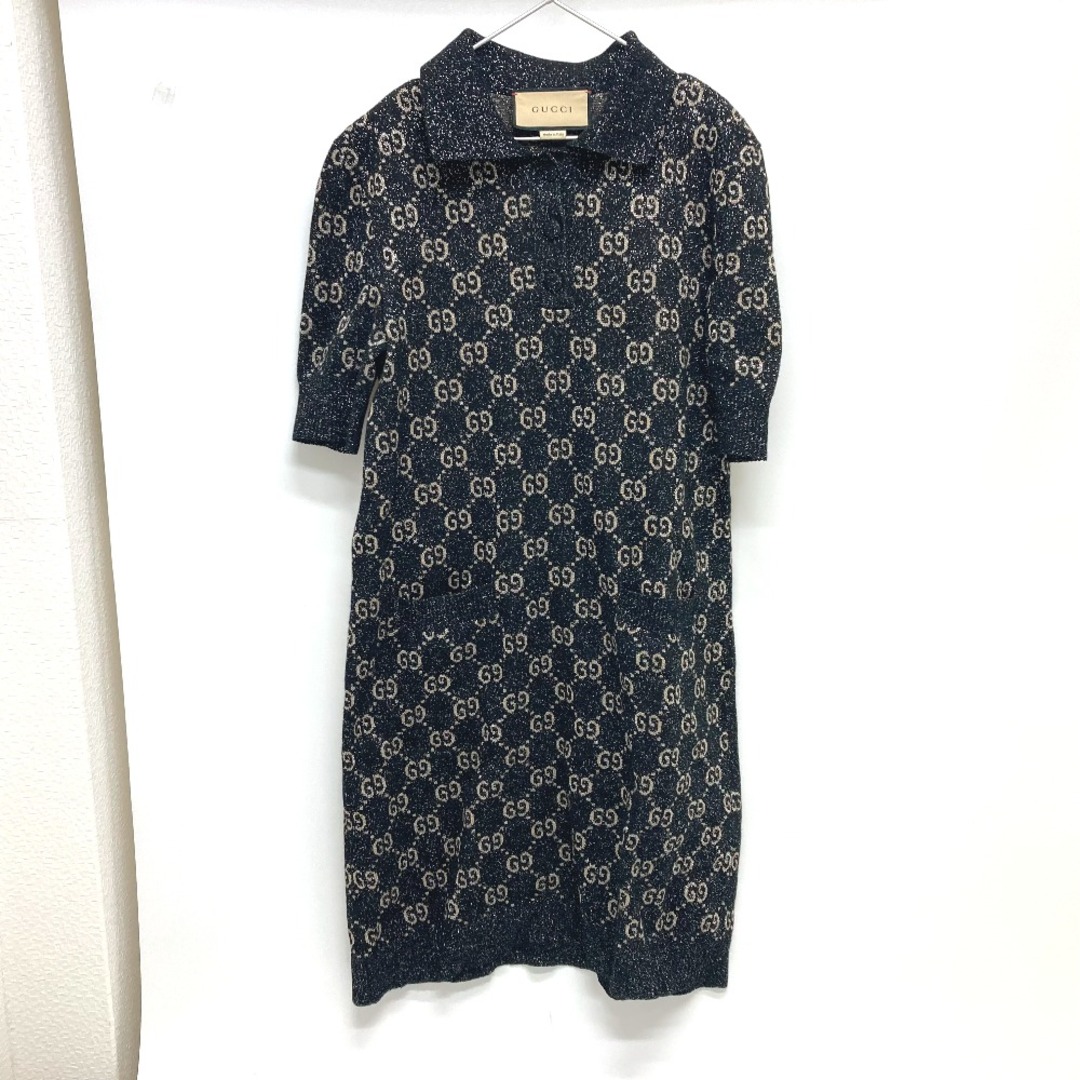 GUCCI - グッチ GUCCI ラメ GGジャガード 678437 ポロドレス GUCCI - グッチ GUCCI ラメ GGジャガード 678437 ポロドレス