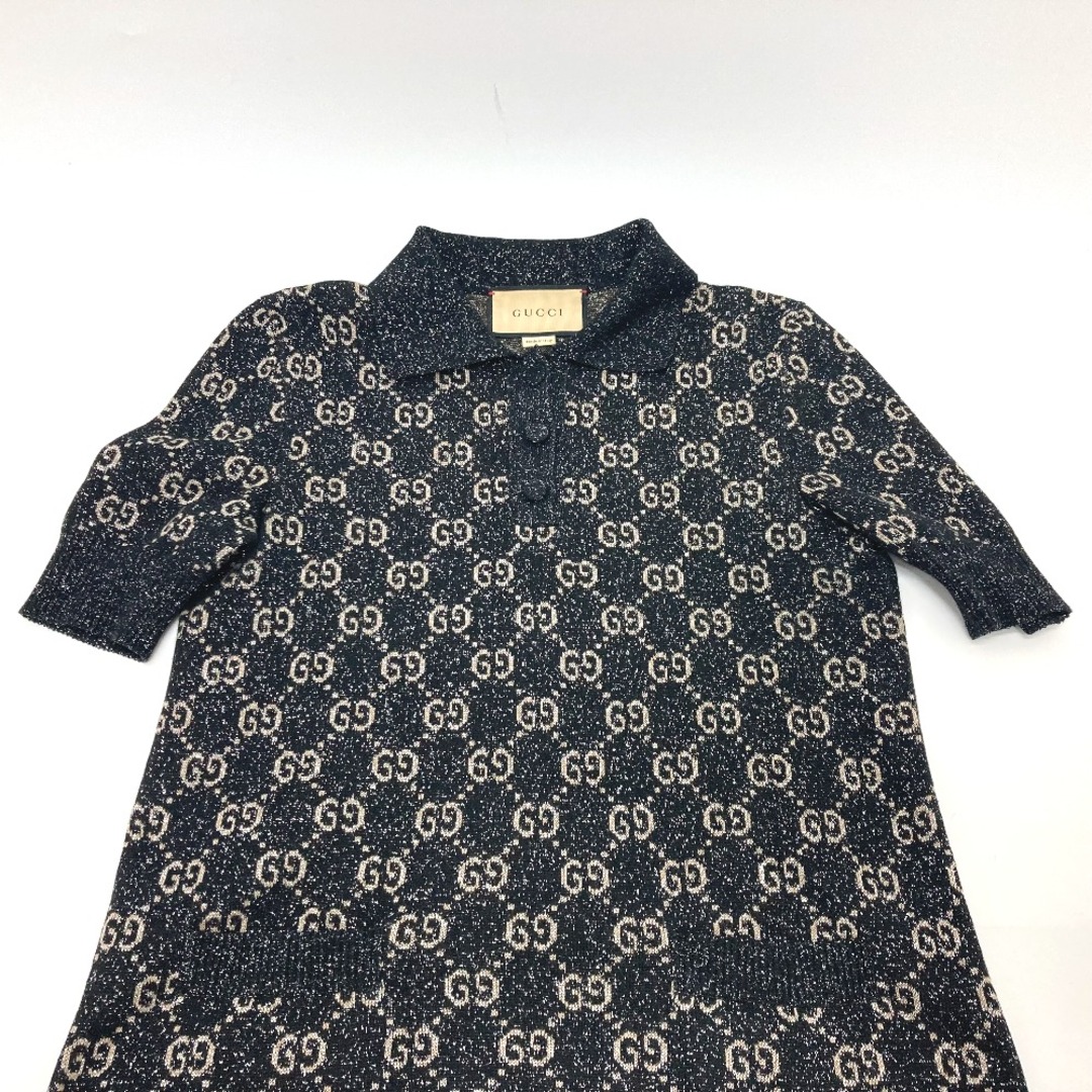 GUCCI - グッチ GUCCI ラメ GGジャガード 678437 ポロドレス GUCCI - グッチ GUCCI ラメ GGジャガード 678437 ポロドレス
