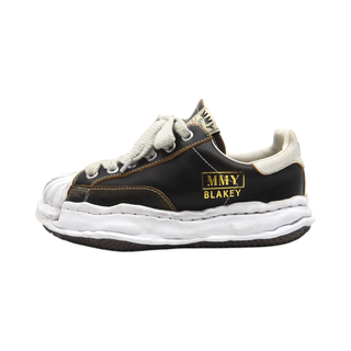 ミハラヤスヒロ(MIHARAYASUHIRO)のMIHARA YASUHIRO BLAKEY VINTAGE LEATHER LOW BLACK  サイズ38/23.5cm A11FW722(スニーカー)