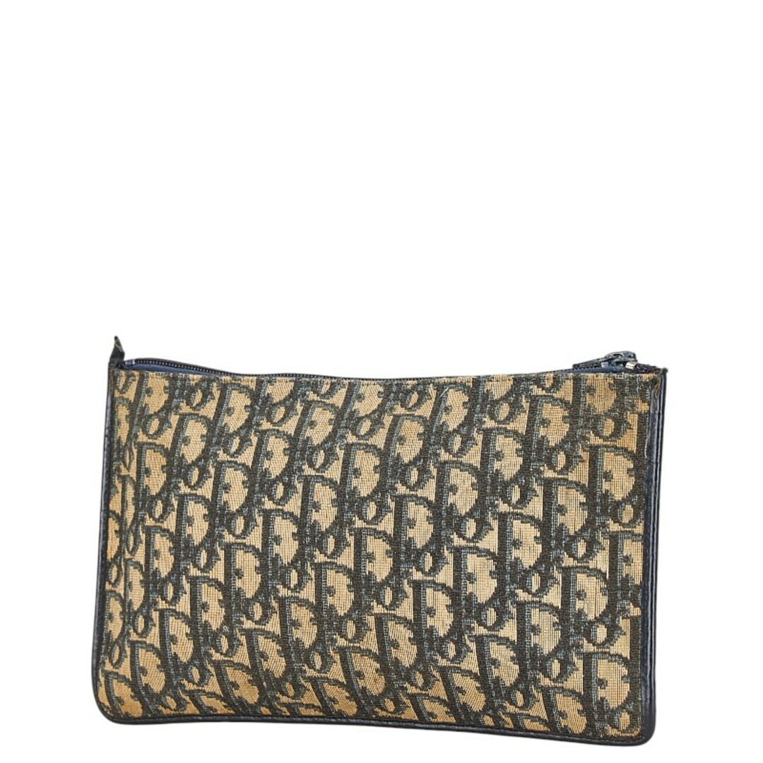 Dior トロッター クラッチ セカンドバッグ キャンバス レザー 黒 Dior トロッター クラッチ セカンドバッグ キャンバス レザー 黒