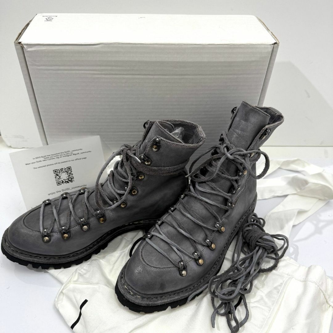 GUIDI HORSE FUll GRAIN マウンテンブーツ ホースレザー 馬 GUIDI HORSE FUll GRAIN マウンテンブーツ ホースレザー 馬