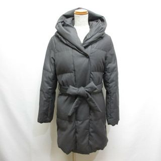 BLACK by moussy - black by moussy ノーカラーダウンコートの BLACK by moussy - black by moussy ノーカラーダウンコートの