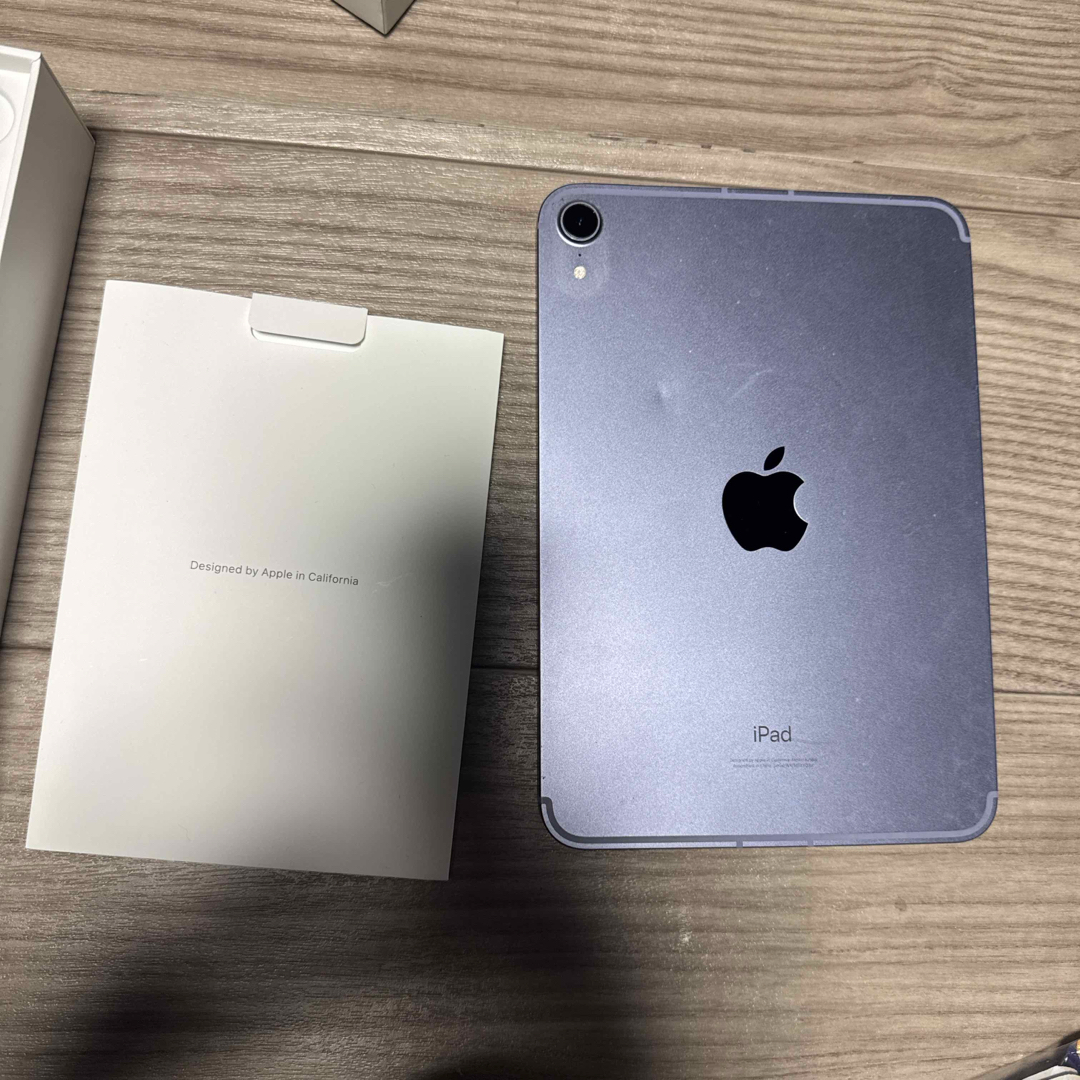 ジャンク品 アップル iPad mini 第6世代 256GB パープル ジャンク品 アップル iPad mini 第6世代 256GB パープル