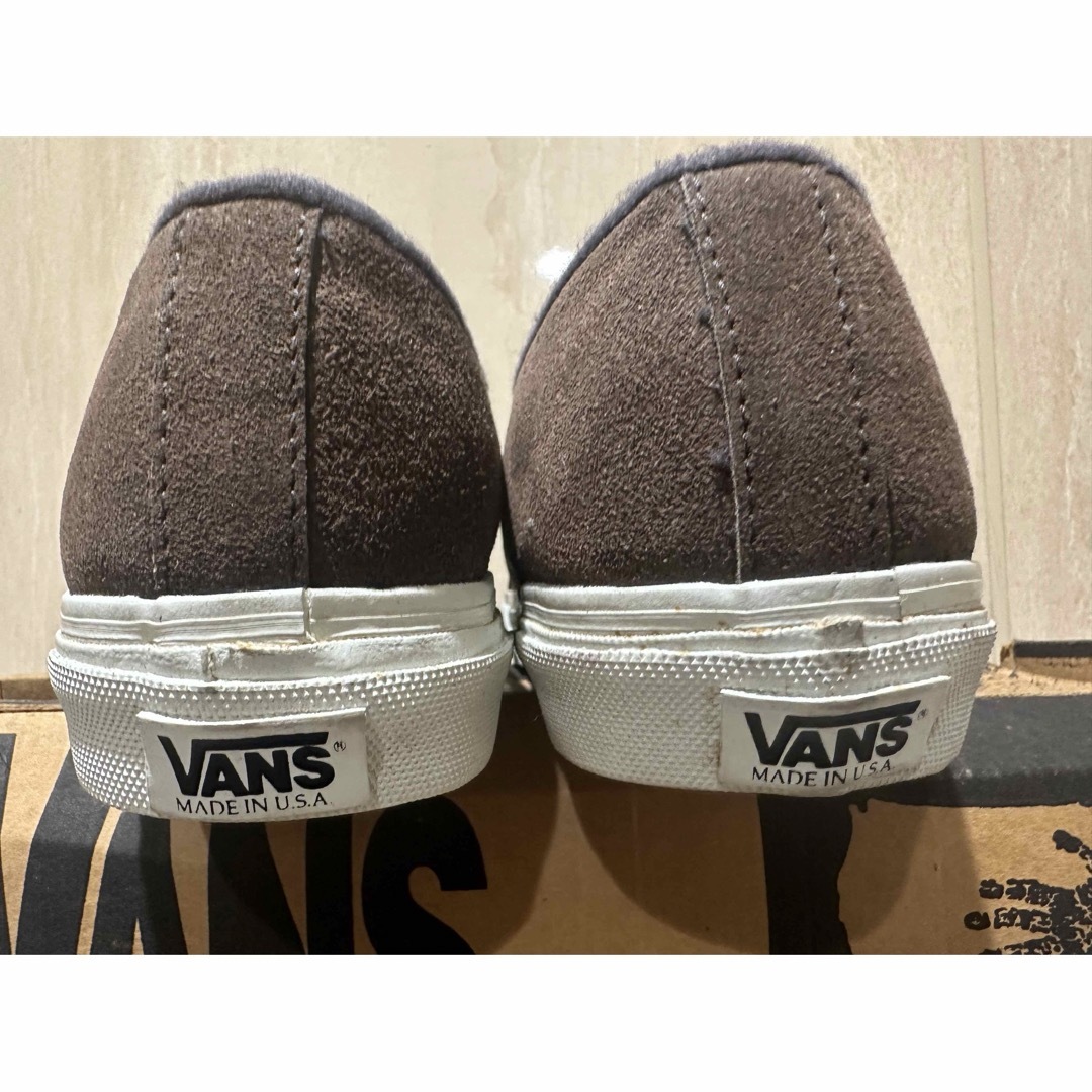 VANS - 90s USA製 VANS LAMPIN ブラウンスエード US12 新品の VANS - 90s USA製 VANS LAMPIN ブラウンスエード US12 新品の