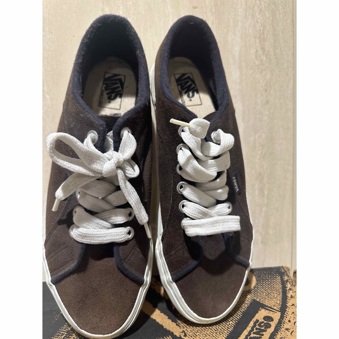 VANS - 90s USA製 VANS LAMPIN ブラウンスエード US12 新品の VANS - 90s USA製 VANS LAMPIN ブラウンスエード US12 新品の