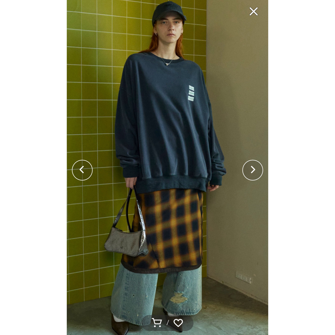 MAISON SPECIAL(メゾンスペシャル)のMAISON SPECIAL DISCUSコラボクルーネックスウェット レディースのトップス(トレーナー/スウェット)の商品写真