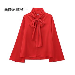🔔12月新作🍷16106◆ボウタイ ブラウス(シャツ/ブラウス(長袖/七分))