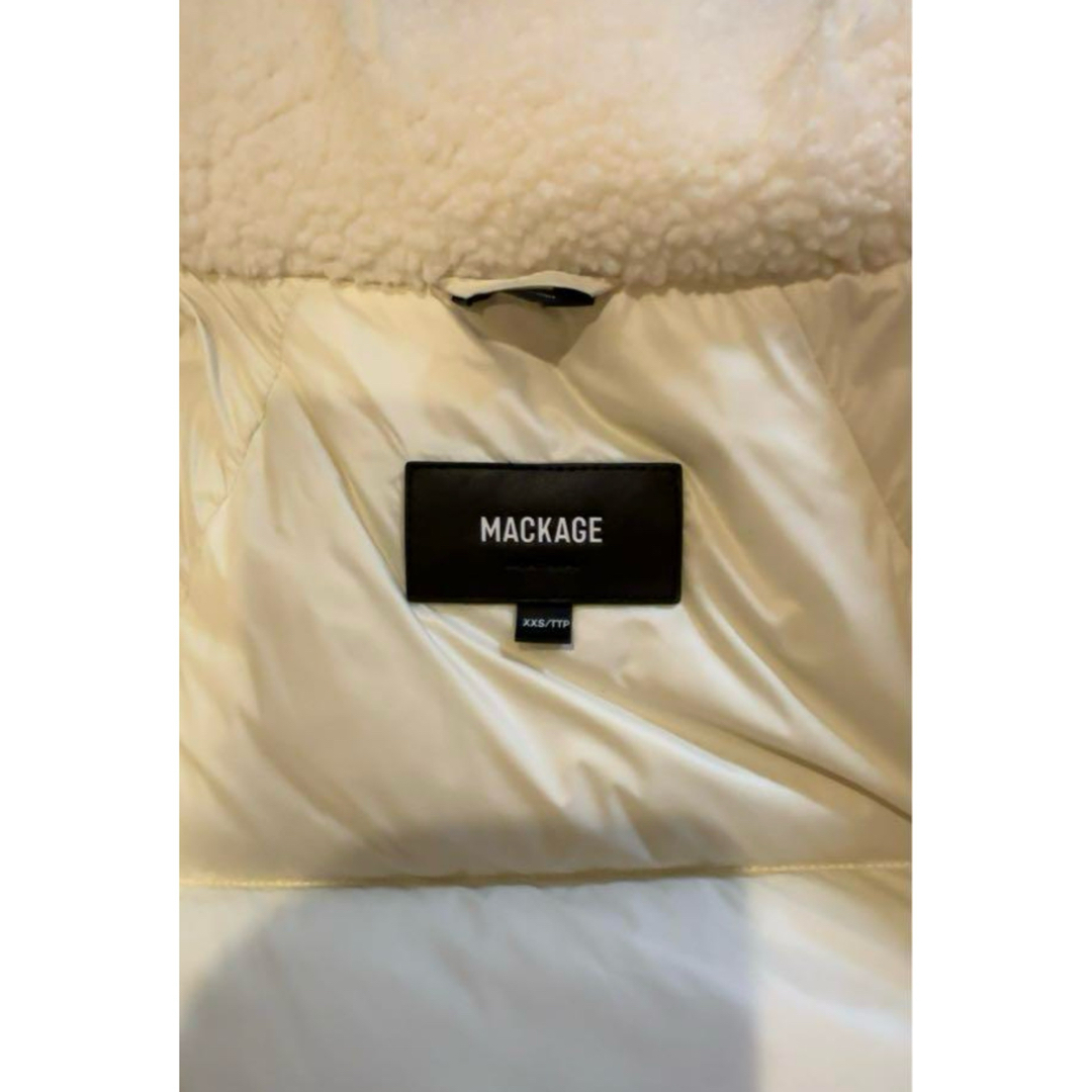 Mackage - マッカージュ 白ダウンジャケットXXSサイズの通販 by Mackage - マッカージュ 白ダウンジャケットXXSサイズの通販 by