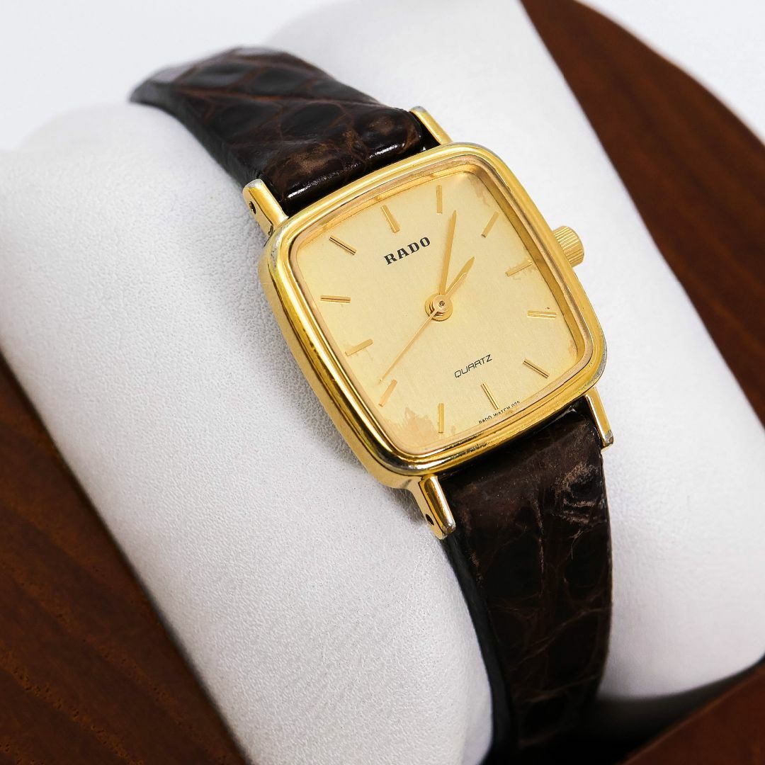 RADO - 稼働 RADO 腕時計 アンティーク スクエア レディース RADO - 稼働 RADO 腕時計 アンティーク スクエア レディース