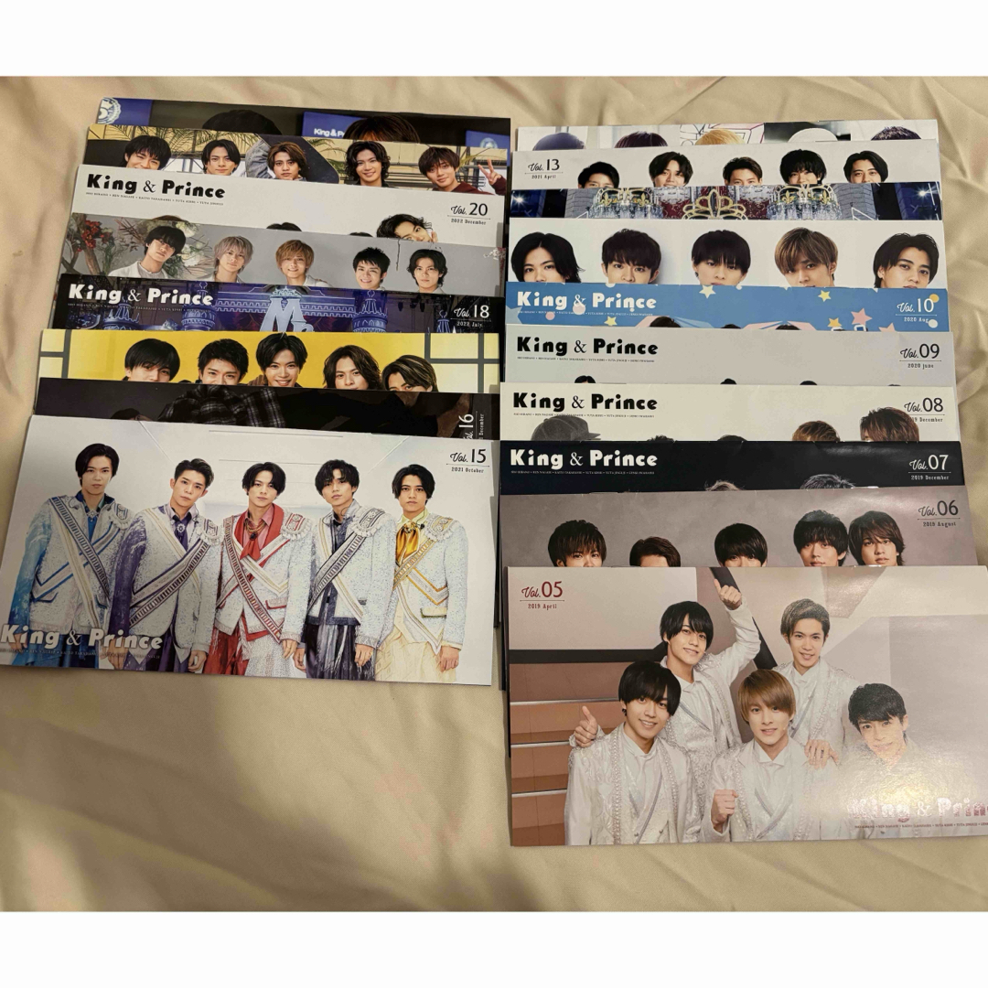 King & Prince(キングアンドプリンス)のキンプリ 会報5〜22 エンタメ/ホビーのタレントグッズ(アイドルグッズ)の商品写真