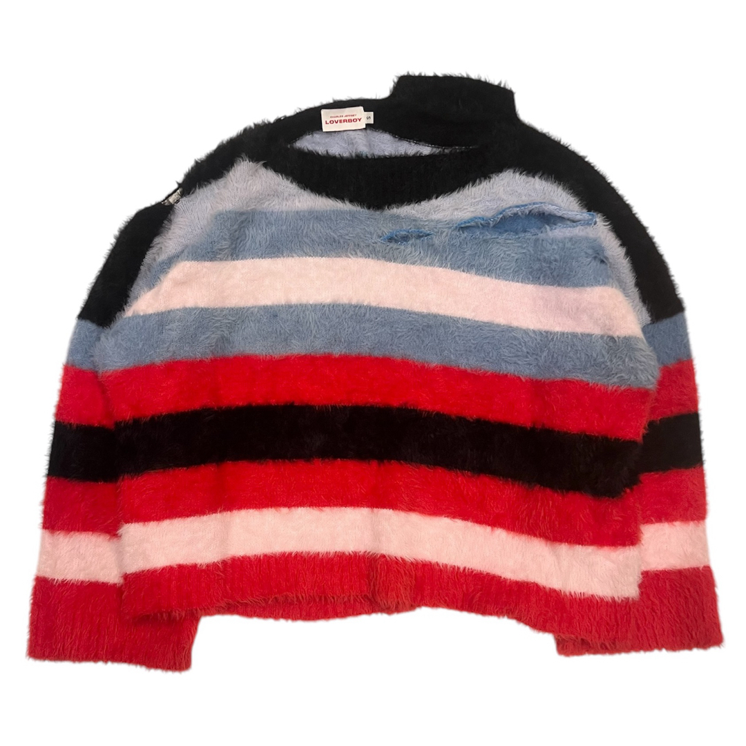 Charles jeffrey loverboy 19AW モヘヤダメージニット Charles jeffrey loverboy 19AW モヘヤダメージニット