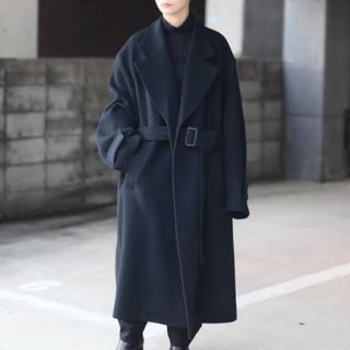 stein / シュタイン】OVERSIZED LAYERED SINGLE COAT - DARK stein / シュタイン】OVERSIZED LAYERED SINGLE COAT - DARK