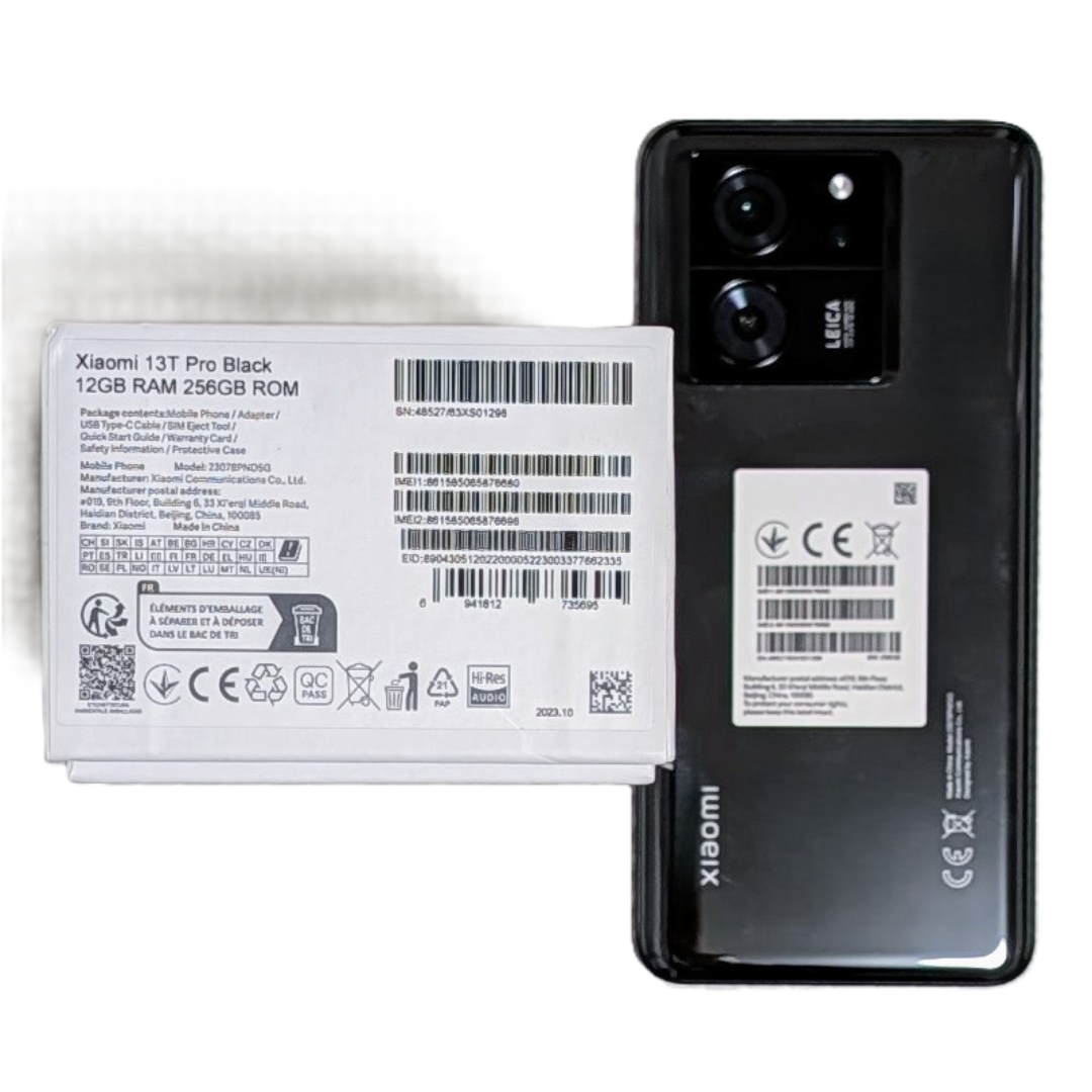 Xiaomi 13T Pro 12+256GB Black SIMフリー Xiaomi 13T Pro 12+256GB Black SIMフリー