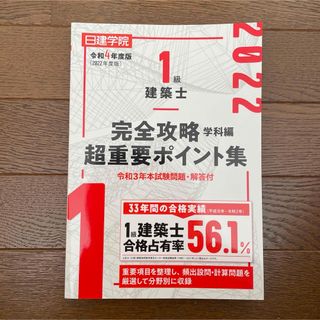 1級建築士　完全攻略超重要ポイント集　学科編