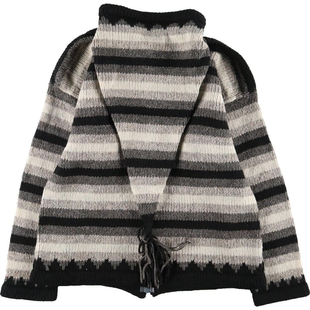 古着 ECUADOR KNITWEAR 総柄 サンダーバード柄 馬柄 ボーダー柄 古着 ECUADOR KNITWEAR 総柄 サンダーバード柄 馬柄 ボーダー柄