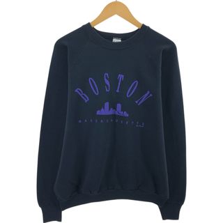 フルーツオブザルーム(FRUIT OF THE LOOM)の古着 90年代 フルーツオブザルーム FRUIT OF THE LOOM プリントスウェットシャツ トレーナー USA製 メンズXL相当 ヴィンテージ /eaa472985(スウェット)
