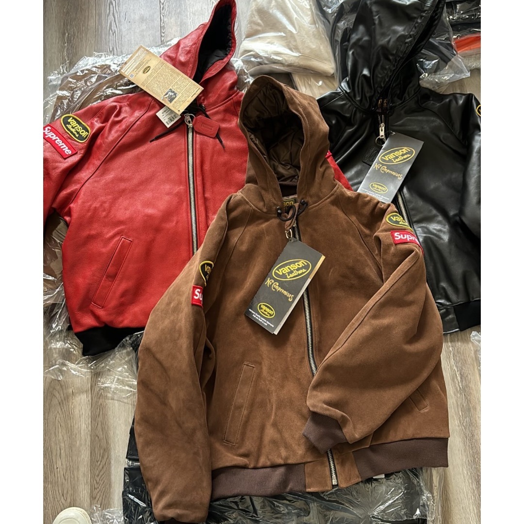 Supreme - Supreme Vanson Leather Work Jacket Supreme - Supreme Vanson Leather Work Jacket