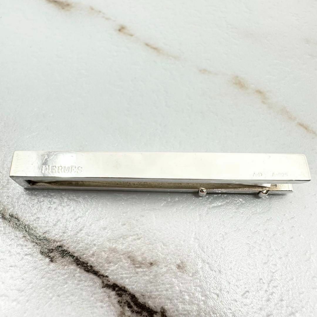 HERMES - HERMES エルメス Hロゴ シルバー 925 ネクタイピン HERMES - HERMES エルメス Hロゴ シルバー 925 ネクタイピン