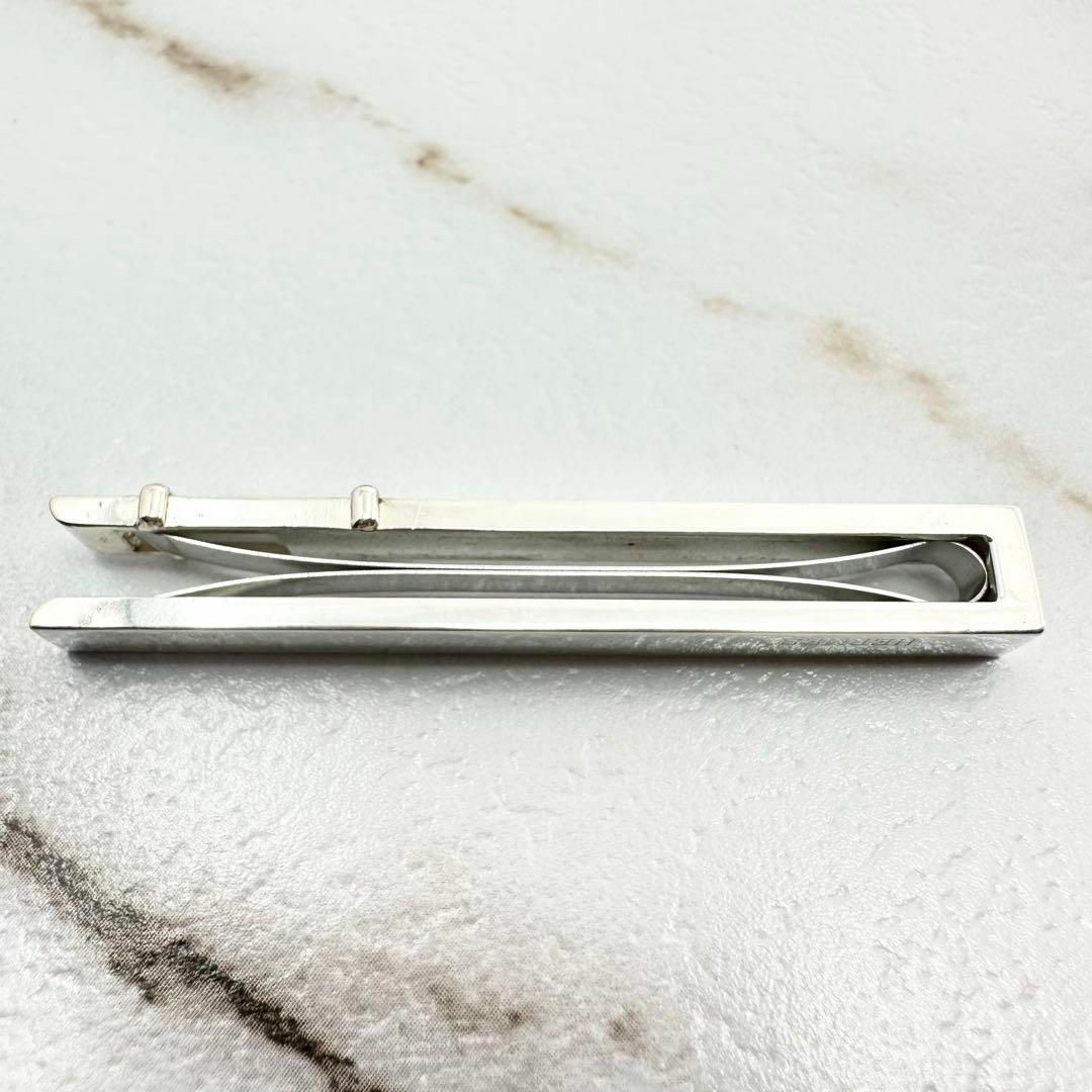 HERMES - HERMES エルメス Hロゴ シルバー 925 ネクタイピン HERMES - HERMES エルメス Hロゴ シルバー 925 ネクタイピン