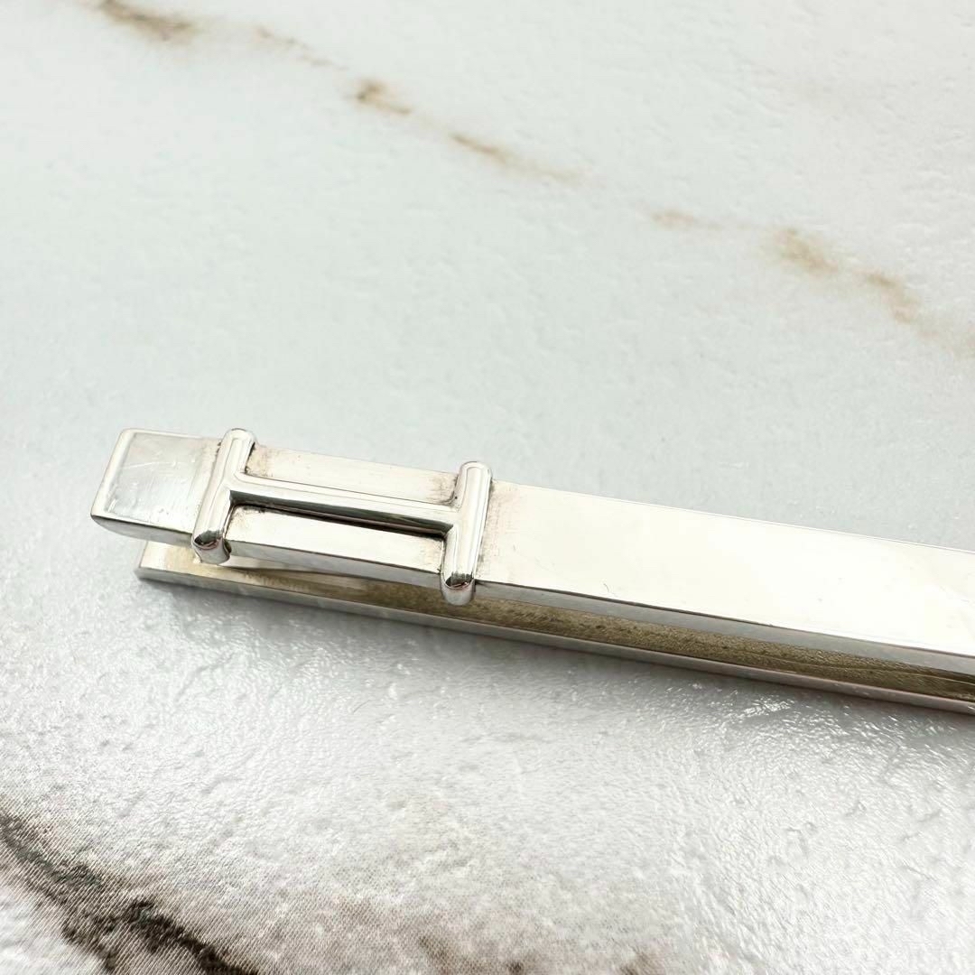 HERMES - HERMES エルメス Hロゴ シルバー 925 ネクタイピン HERMES - HERMES エルメス Hロゴ シルバー 925 ネクタイピン