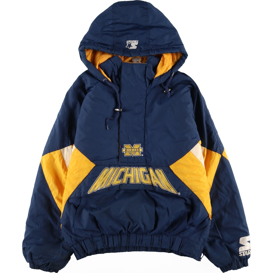 古着 90年代 スターター Starter MICHIGAN ミシガン大学 中綿 古着 90年代 スターター Starter MICHIGAN ミシガン大学 中綿