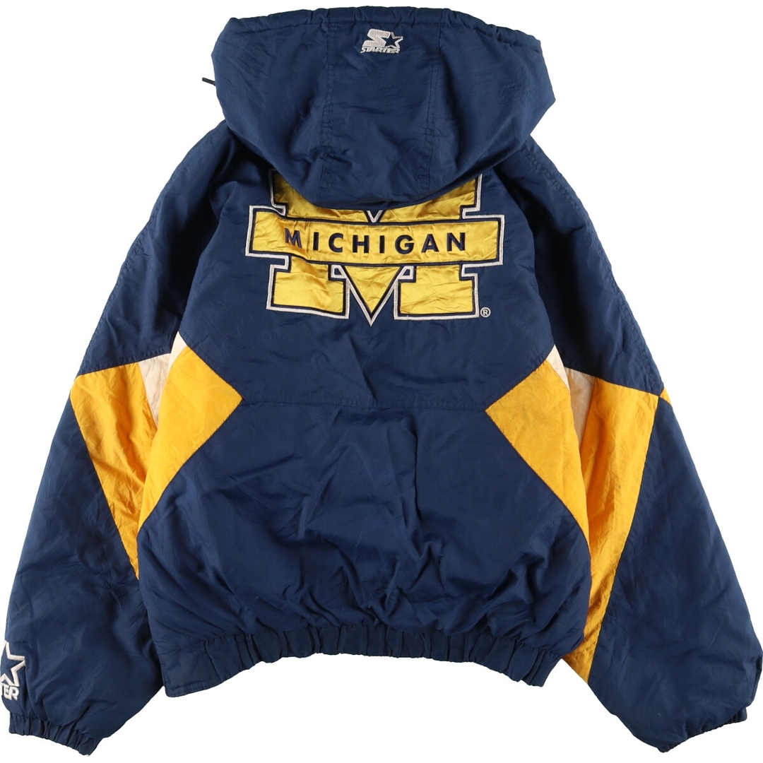 古着 90年代 スターター Starter MICHIGAN ミシガン大学 中綿 古着 90年代 スターター Starter MICHIGAN ミシガン大学 中綿