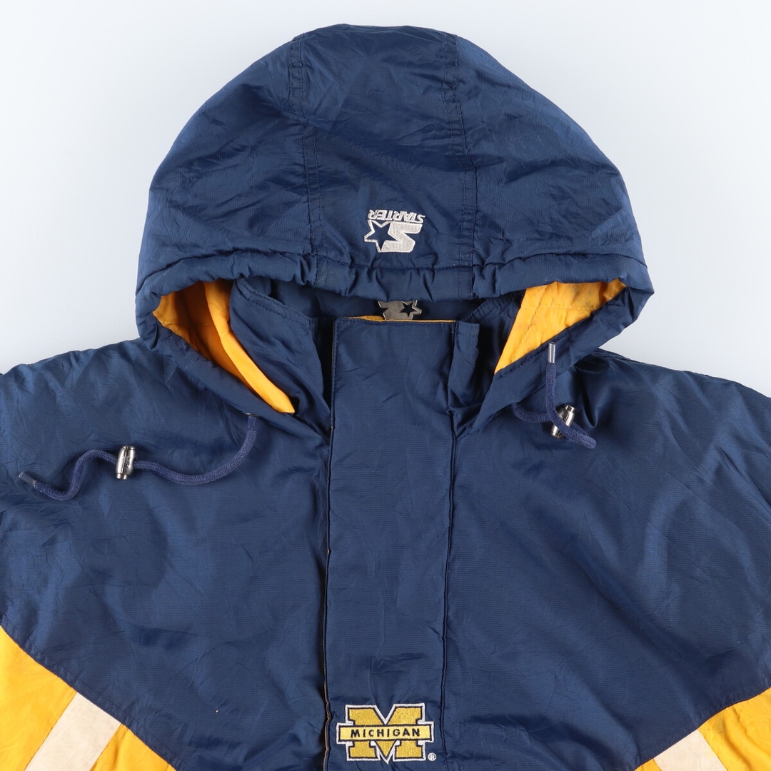 古着 90年代 スターター Starter MICHIGAN ミシガン大学 中綿 古着 90年代 スターター Starter MICHIGAN ミシガン大学 中綿
