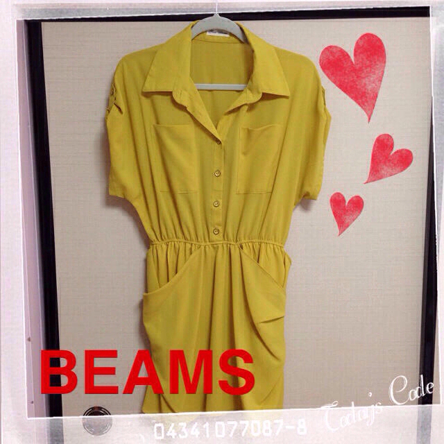 BEAMS(ビームス)のBEAMS ワンピ レディースのワンピース(ひざ丈ワンピース)の商品写真