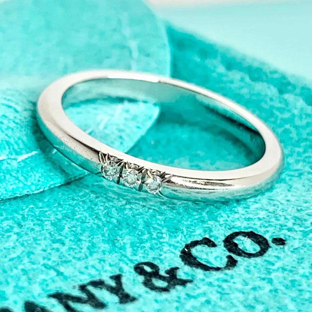 Tiffany & Co. - ティファニー 3P ダイヤ Pt950 ウェディング Tiffany & Co. - ティファニー 3P ダイヤ Pt950 ウェディング