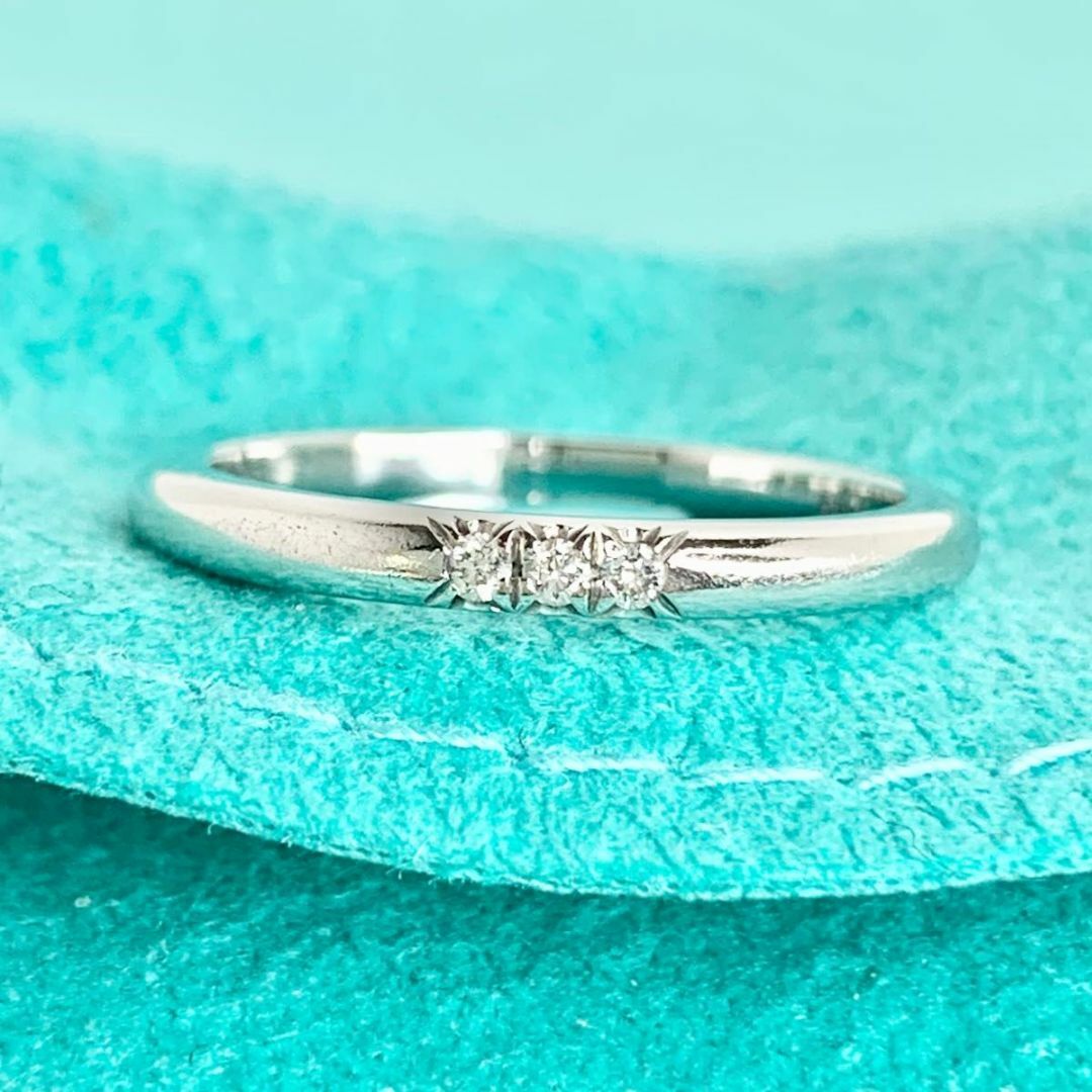 Tiffany & Co. - ティファニー 3P ダイヤ Pt950 ウェディング Tiffany & Co. - ティファニー 3P ダイヤ Pt950 ウェディング