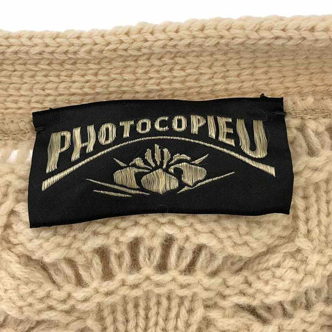 美品】 PHOTOCOPIEU / フォトコピュー | WILMA ニット ジップ 美品】 PHOTOCOPIEU / フォトコピュー | WILMA ニット ジップ