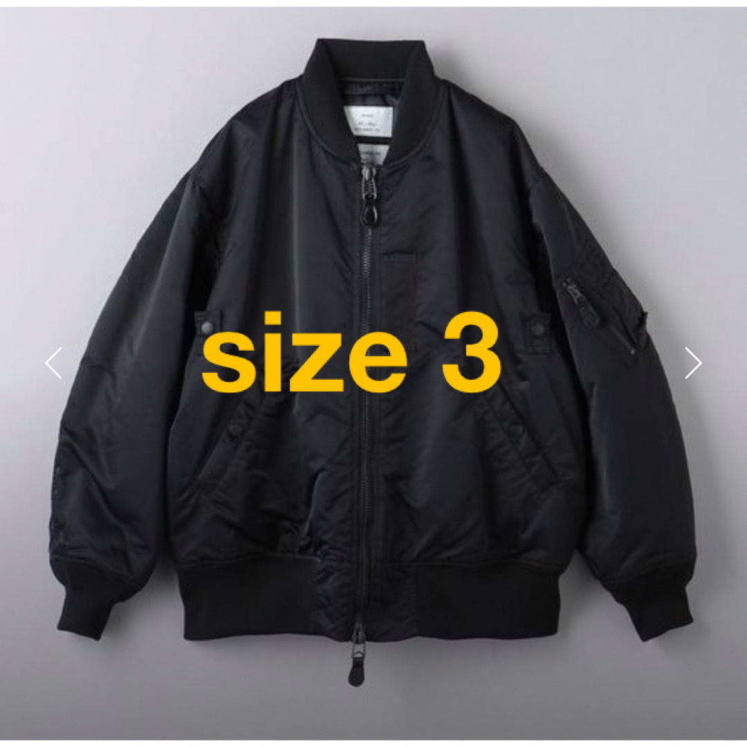 HYKE - 新品完売!24AWハイクHYKE MA-1ジャケット黒3サイズの HYKE - 新品完売!24AWハイクHYKE MA-1ジャケット黒3サイズの